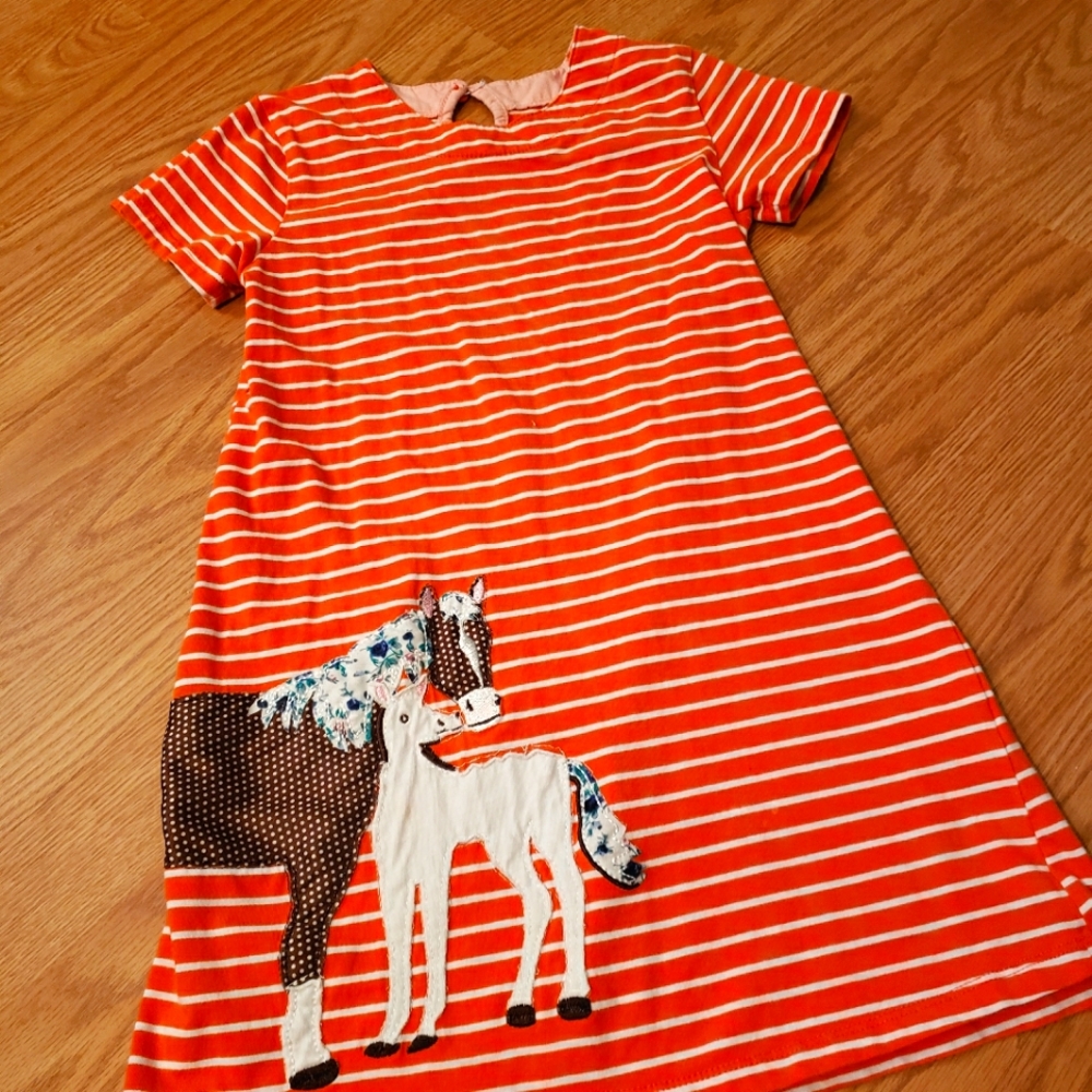 Girls MiniBoden horse dress